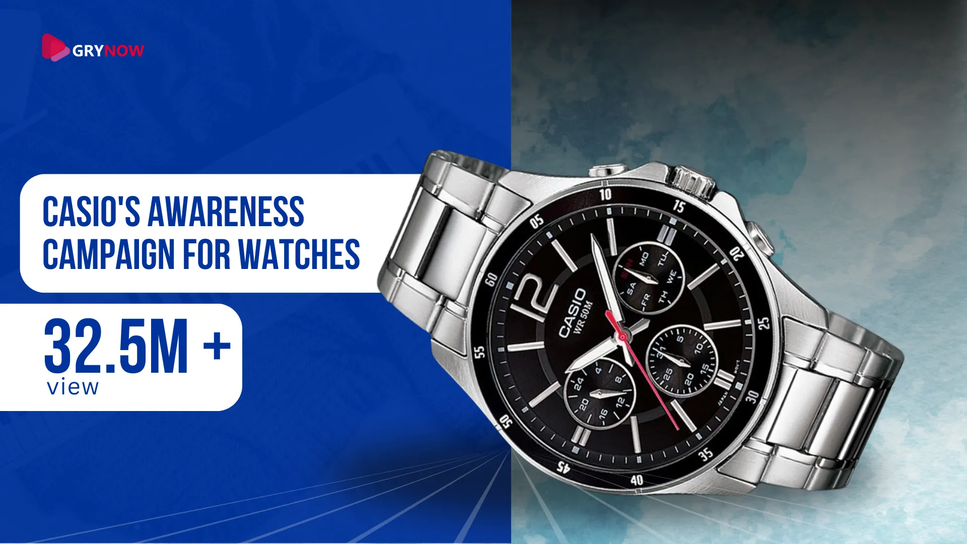  Casio's Awareness Campaign For Watches