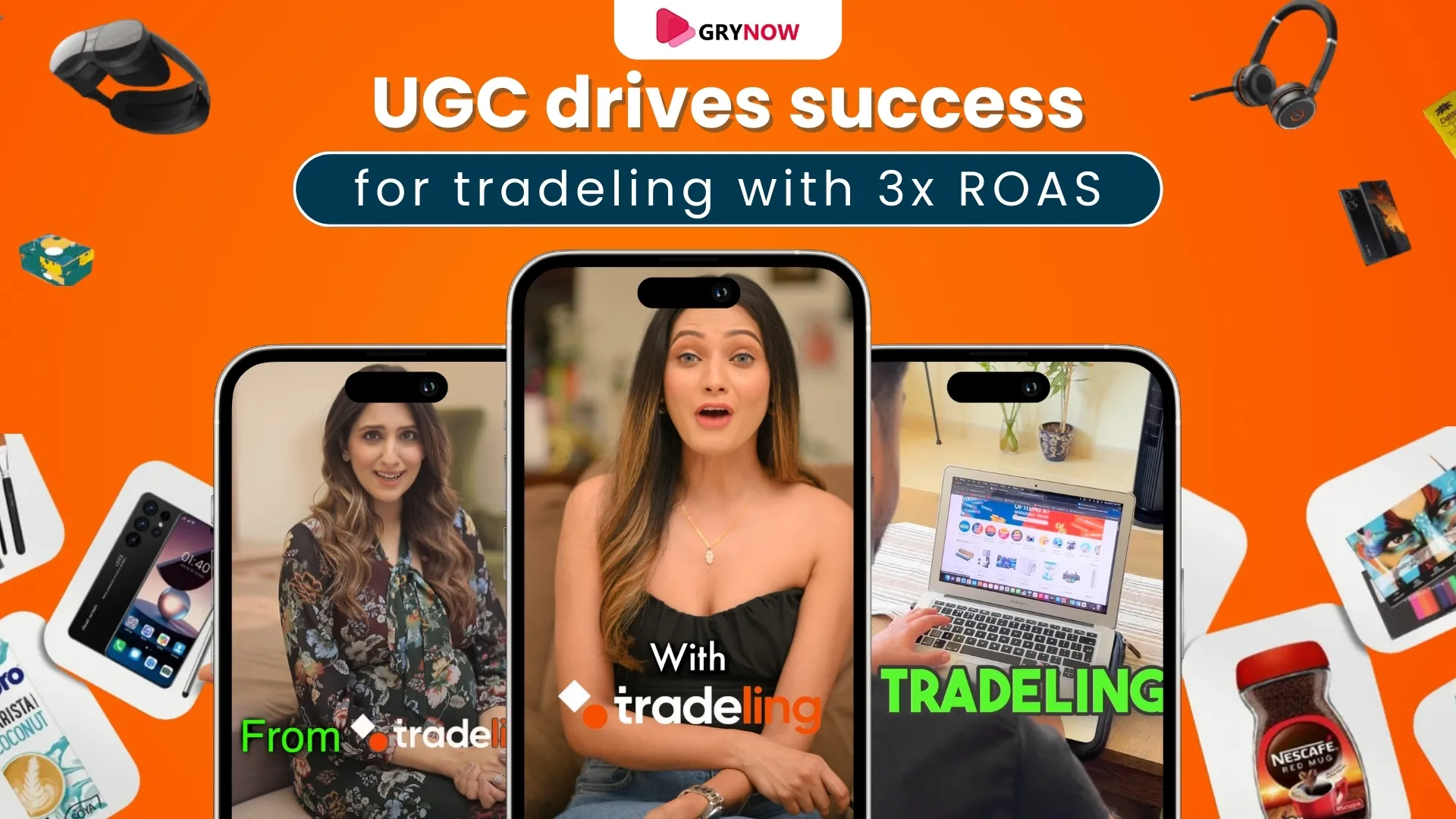 UGC drives success for tradeling with 3x ROAS